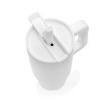Gobelet en acier recyclé avec bec rabattable et bouchon à vis 900 ml couleur blanc sixième vue