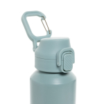 Gourde de sport en acier recyclé avec bouchon antifuite 600 ml couleur vert sixième vue
