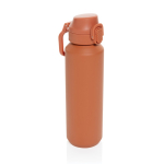 Gourde de sport en acier recyclé avec bouchon antifuite 600 ml couleur orange