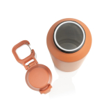 Gourde de sport en acier recyclé avec bouchon antifuite 600 ml couleur orange neuvième vue