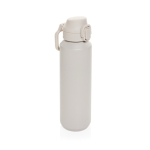 Gourde de sport en acier recyclé avec bouchon antifuite 600 ml couleur beige