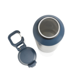 Gourde de sport en acier recyclé avec bouchon antifuite 600 ml couleur bleu marine neuvième vue