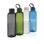 Gourde en RPET au design ondulé avec anse 750 ml couleur blanc vue générale
