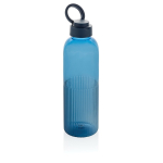 Gourde en RPET au design ondulé avec anse 750 ml couleur bleu marine deuxième vue