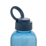 Gourde en RPET au design ondulé avec anse 750 ml couleur bleu marine quatrième vue