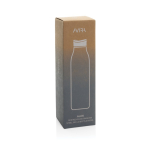 Bouteille écologique avec prise en main à 360° 600 ml Avira Alok couleur blanc deuxième vue avec boîte