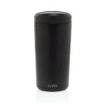 Mug thermos à emporter écologique avec couvercle 400 ml Avira Alix couleur noir deuxième vue