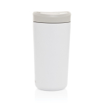 Mug thermos à emporter écologique avec couvercle 400 ml Avira Alix couleur blanc troisième vue