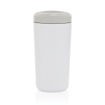 Mug thermos à emporter écologique avec couvercle 400 ml Avira Alix couleur blanc quatrième vue