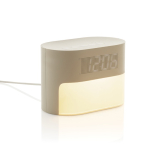 Réveil écologique avec lumière progressive et sons relaxants couleur beige