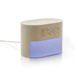 Réveil écologique avec lumière progressive et sons relaxants couleur beige quatrième vue