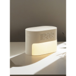 Réveil écologique avec lumière progressive et sons relaxants couleur beige vue d'ambiance