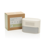 Réveil écologique avec lumière progressive et sons relaxants couleur beige vue avec boîte