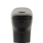 Pistolet de massage en plastique recyclé pour libérer le stress couleur noir sixième vue