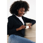 Bouchons d’oreilles en silicone recyclé avec réduction de bruit 36dB couleur beige deuxième vue avec modèle