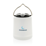 Lampe portative en plastique recyclé avec trois modes d’éclairage LED couleur blanc vue avec logo