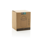 Lampe portative en plastique recyclé avec trois modes d’éclairage LED couleur blanc deuxième vue avec boîte
