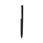 Stylo en plastique recyclé avec encre bleue ultra‑fluide couleur noir
