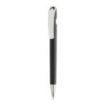 Stylo en plastique recyclé avec recharge Dokumental® à encre bleue couleur noir