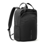 Sac à dos extensible en tissu recyclé avec zip Duo‑Zipper 16” couleur noir vue 12