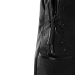 Sac à dos extensible en tissu recyclé avec zip Duo‑Zipper 16” couleur noir vue 18