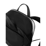 Sac à dos extensible en tissu recyclé avec zip Duo‑Zipper 16” couleur noir