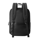 Sac à dos extensible en tissu recyclé avec zip Duo‑Zipper 16” couleur noir cinquième vue