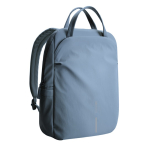 Sac à dos extensible en tissu recyclé avec zip Duo‑Zipper 16” couleur bleu