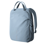 Sac à dos extensible en tissu recyclé avec zip Duo‑Zipper 16” couleur bleu quatrième vue