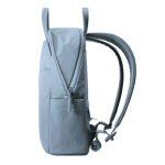 Sac à dos extensible en tissu recyclé avec zip Duo‑Zipper 16” couleur bleu sixième vue