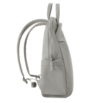 Sac à dos extensible en tissu recyclé avec zip Duo‑Zipper 16” couleur gris huitième vue