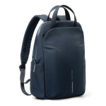 Sac à dos extensible en tissu recyclé avec zip Duo‑Zipper 16” couleur bleu marine vue 11