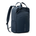 Sac à dos extensible en tissu recyclé avec zip Duo‑Zipper 16” couleur bleu marine vue 12