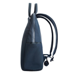 Sac à dos extensible en tissu recyclé avec zip Duo‑Zipper 16” couleur bleu marine septième vue