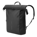 Sac à dos urbain imperméable avec fixation pour vélo et antivol 16” couleur noir neuvième vue