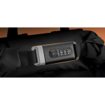 Sac à dos urbain imperméable avec fixation pour vélo et antivol 16” couleur noir