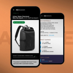 Sac à dos urbain imperméable avec fixation pour vélo et antivol 16” couleur noir