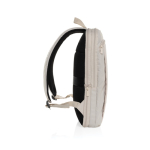 Sac à dos ultra‑fin en RPET au design extensible 15,6” couleur beige quatrième vue