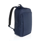 Sac à dos ultra‑fin en RPET au design extensible 15,6” couleur bleu marine