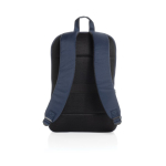 Sac à dos ultra‑fin en RPET au design extensible 15,6” couleur bleu marine cinquième vue