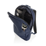 Sac à dos ultra‑fin en RPET au design extensible 15,6” couleur bleu marine septième vue