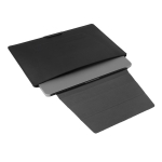 Housse d’ordinateur recyclée avec support inclinable de 4 cm 14” couleur noir deuxième vue