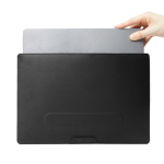 Housse d’ordinateur recyclée avec support inclinable de 4 cm 14” couleur noir septième vue