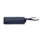 Petit parapluie manuel en tissu RPET 190T au design résistant Ø100 couleur bleu marine quatrième vue