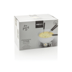 Fondue au fromage en céramique chauffée à la bougie 750 ml Boska couleur blanc deuxième vue avec boîte