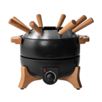 Fondue électrique avec contrôle précis pour 8 personnes Boska couleur noir