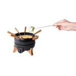 Fondue électrique avec contrôle précis pour 8 personnes Boska couleur noir troisième vue