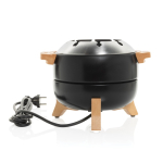 Fondue électrique avec contrôle précis pour 8 personnes Boska couleur noir quatrième vue