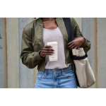 Tasse thermos en acier recyclé avec couvercle 360°, 354 ml Topl To Go couleur blanc