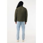Doudoune homme en polyester recyclé 70 g/m² IQONIQ Maiko couleur kaki quatrième vue avec modèle